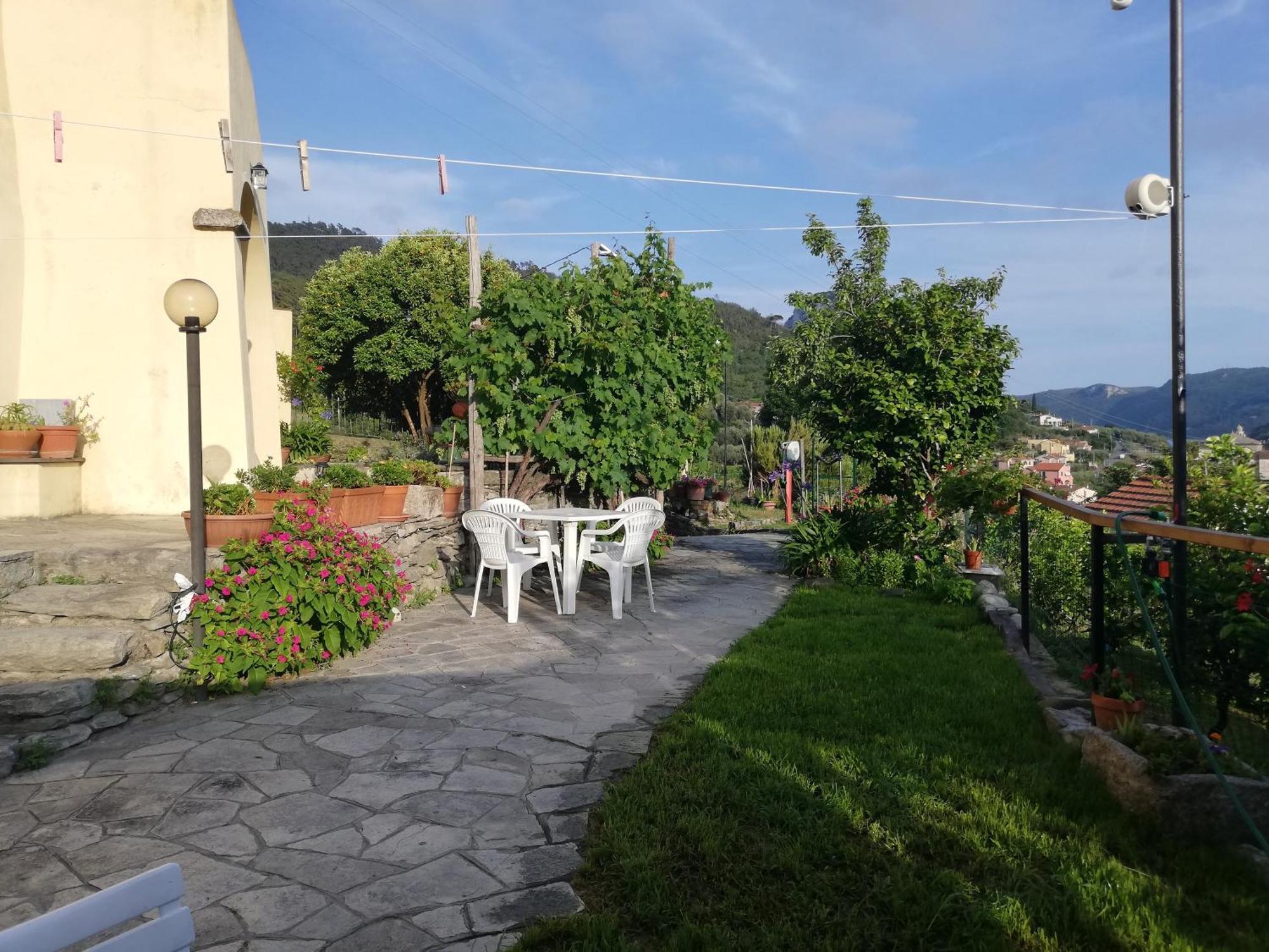 A Ca' Du Risso - Appartamento - Sea & Outdoor For Families, Bikers And Climbers Calice Ligure Ngoại thất bức ảnh
